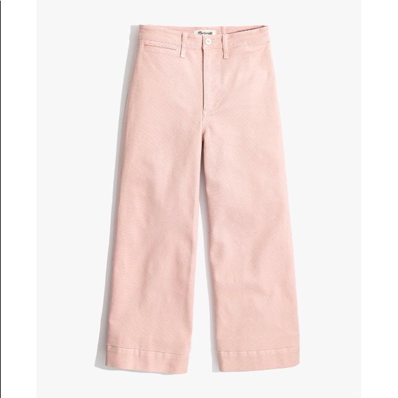 NWT! Madewell Emmett Wide-Leg Crop Pants - Picture 2 of 4
